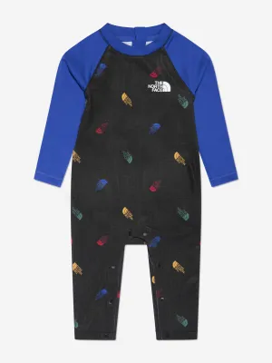 The North Face Baby Boys Amphibious Sun One Piece in Black