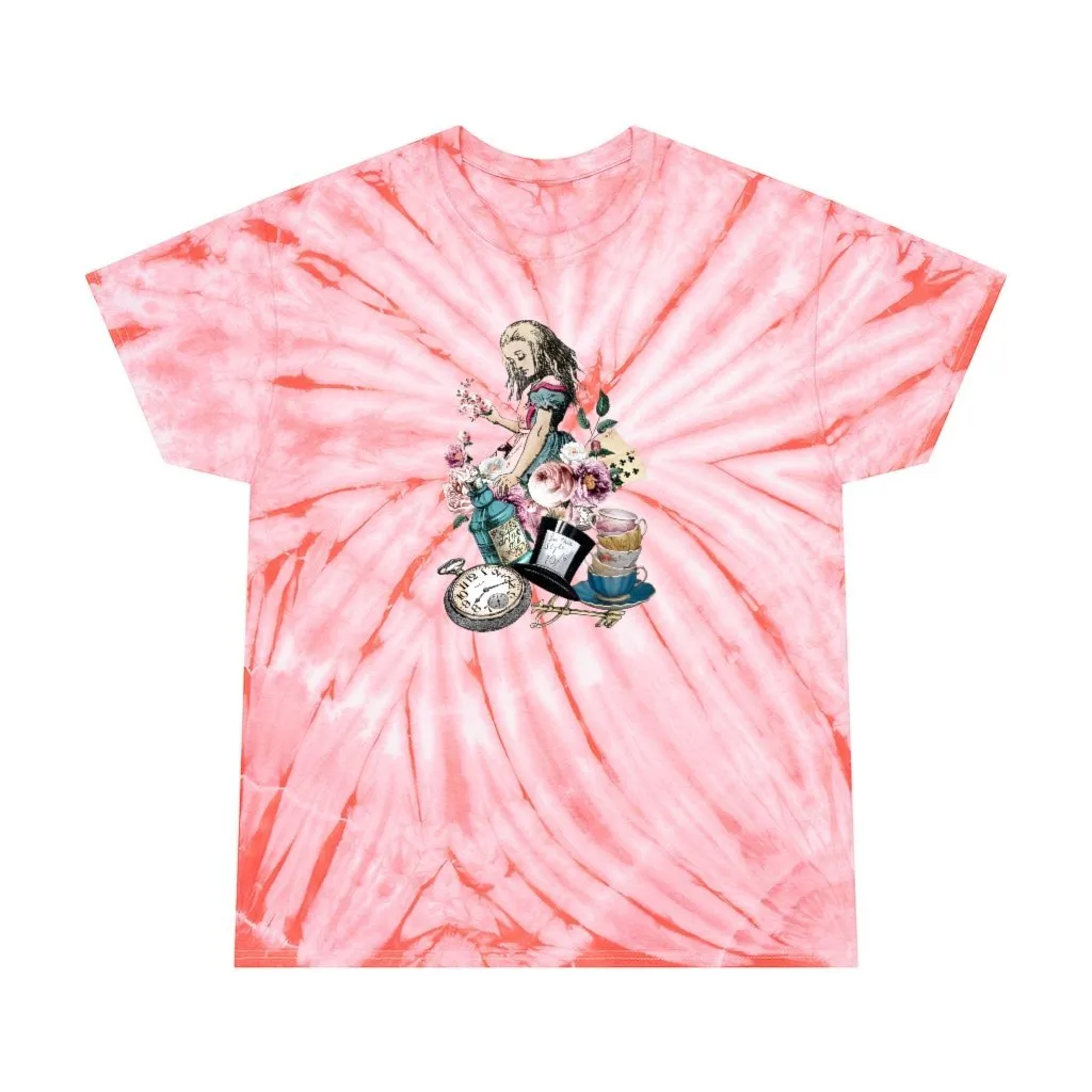 Tie Dye Shirt-Alice in Wonderland 45 Colorful Series, Tie Dye Graphic Tee