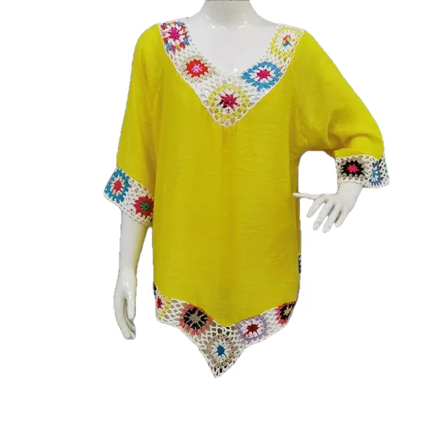 Trendy Bohemian Sytle Women's Beach Dress With Tassels Solid Color