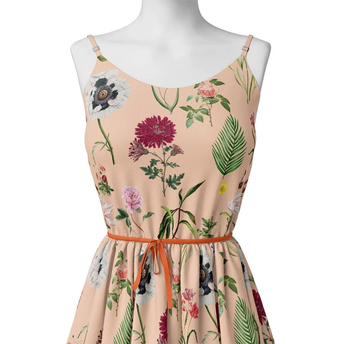 Tropical Flowers Digital Printed Fabric