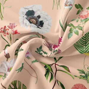 Tropical Flowers Digital Printed Fabric