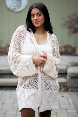 Tulum Crochet Knit Cardigan