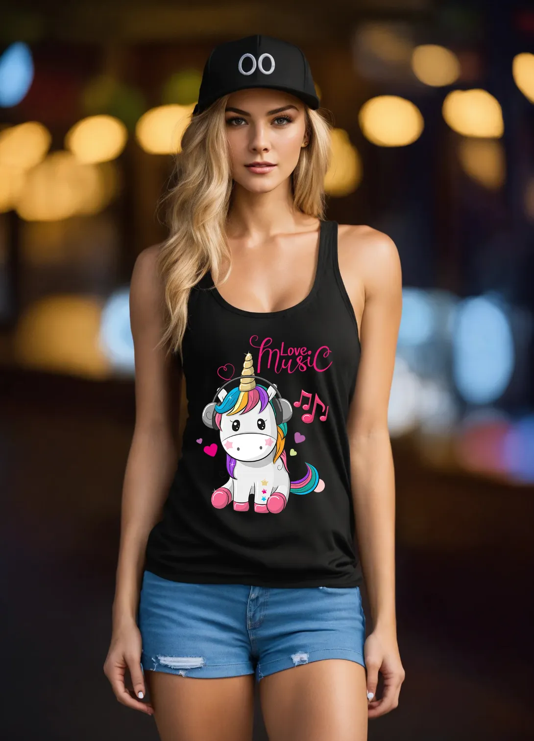 Unicorn Music Love Art Exclusive Tank Top | Grooveman Music