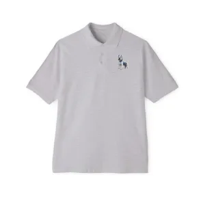 White Schnauzer Men's Piqu Polo Shirt
