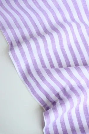 Wisteria Thick Stripe | Limerick Linen Yarn Dyed | Robert Kaufman