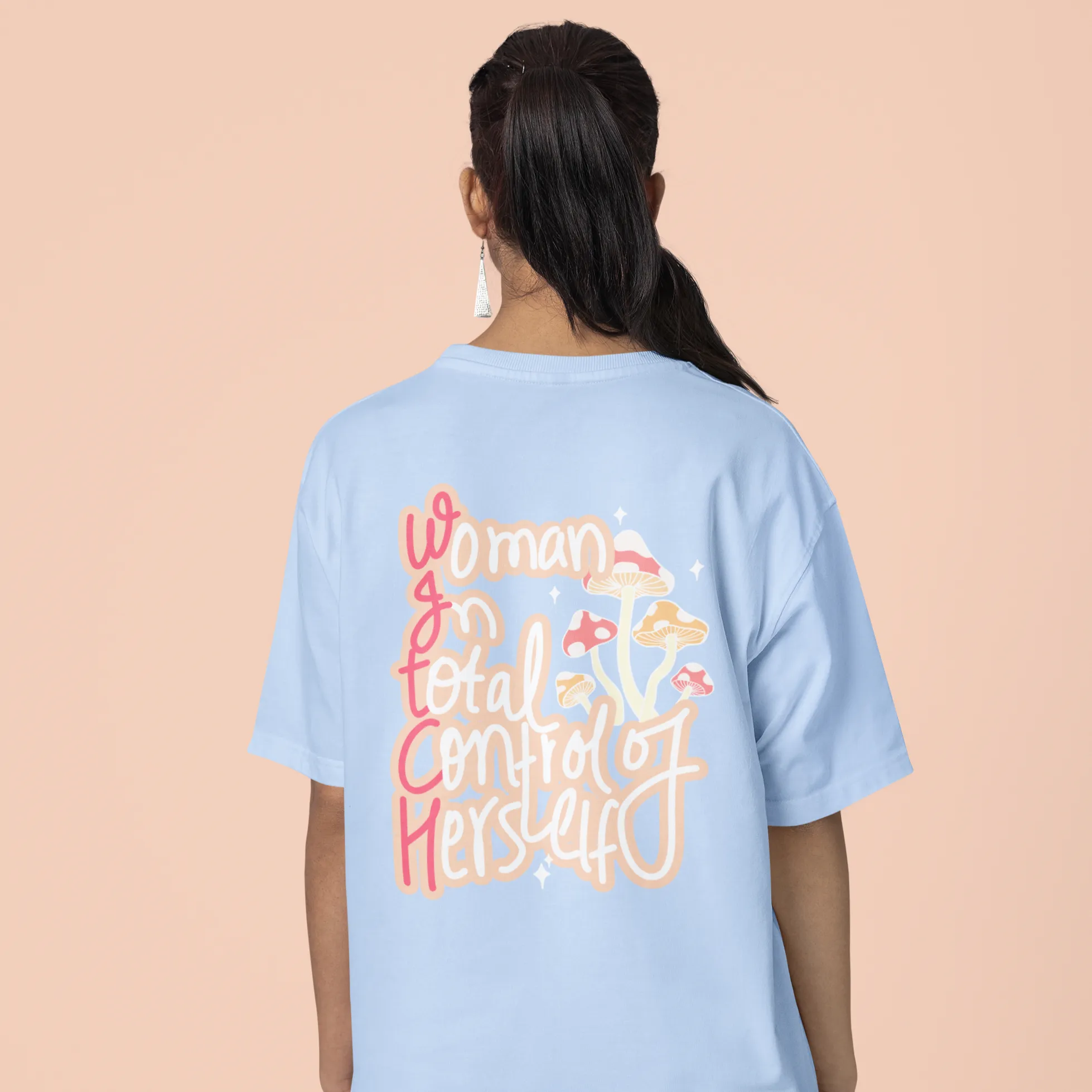 Witch back print tees