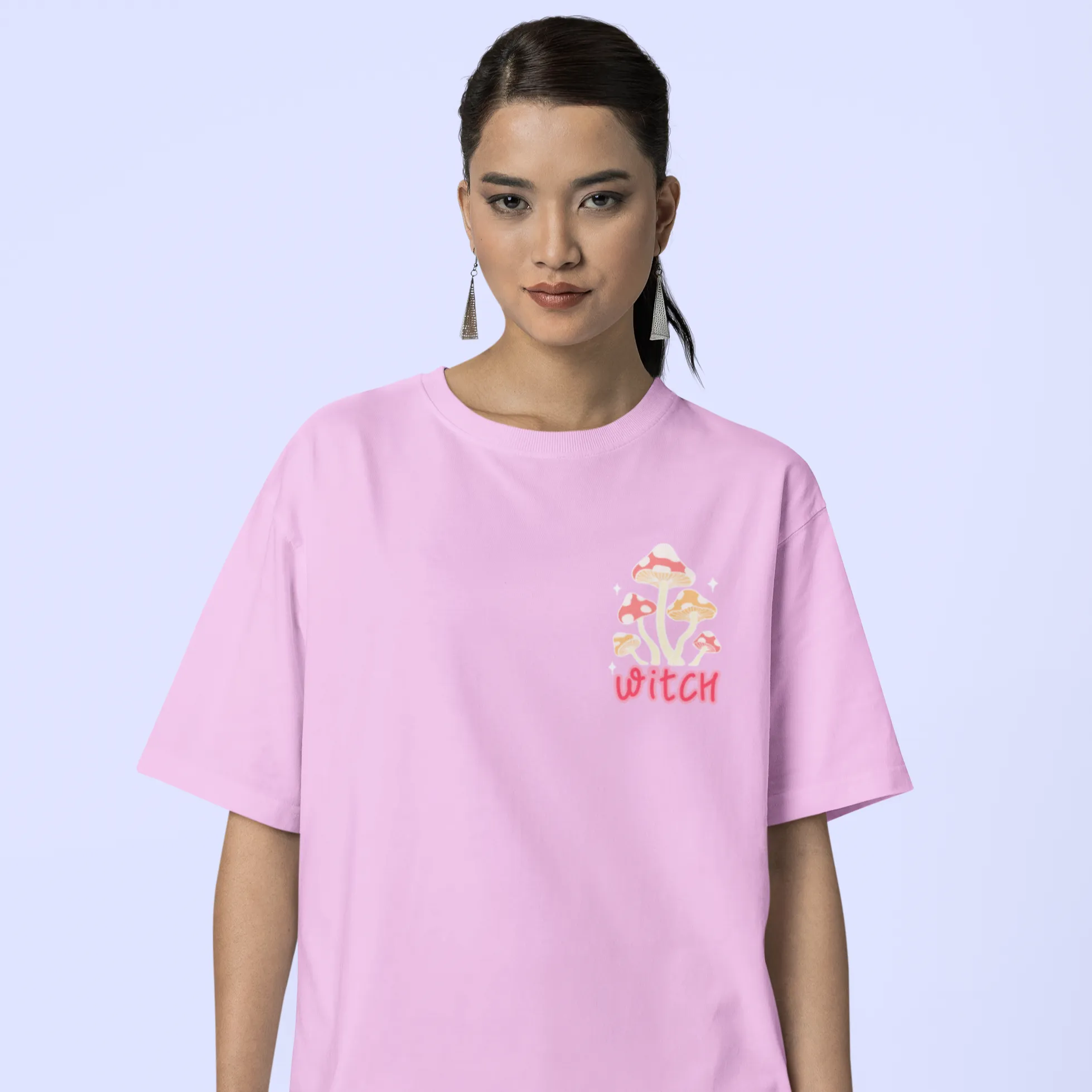Witch back print tees