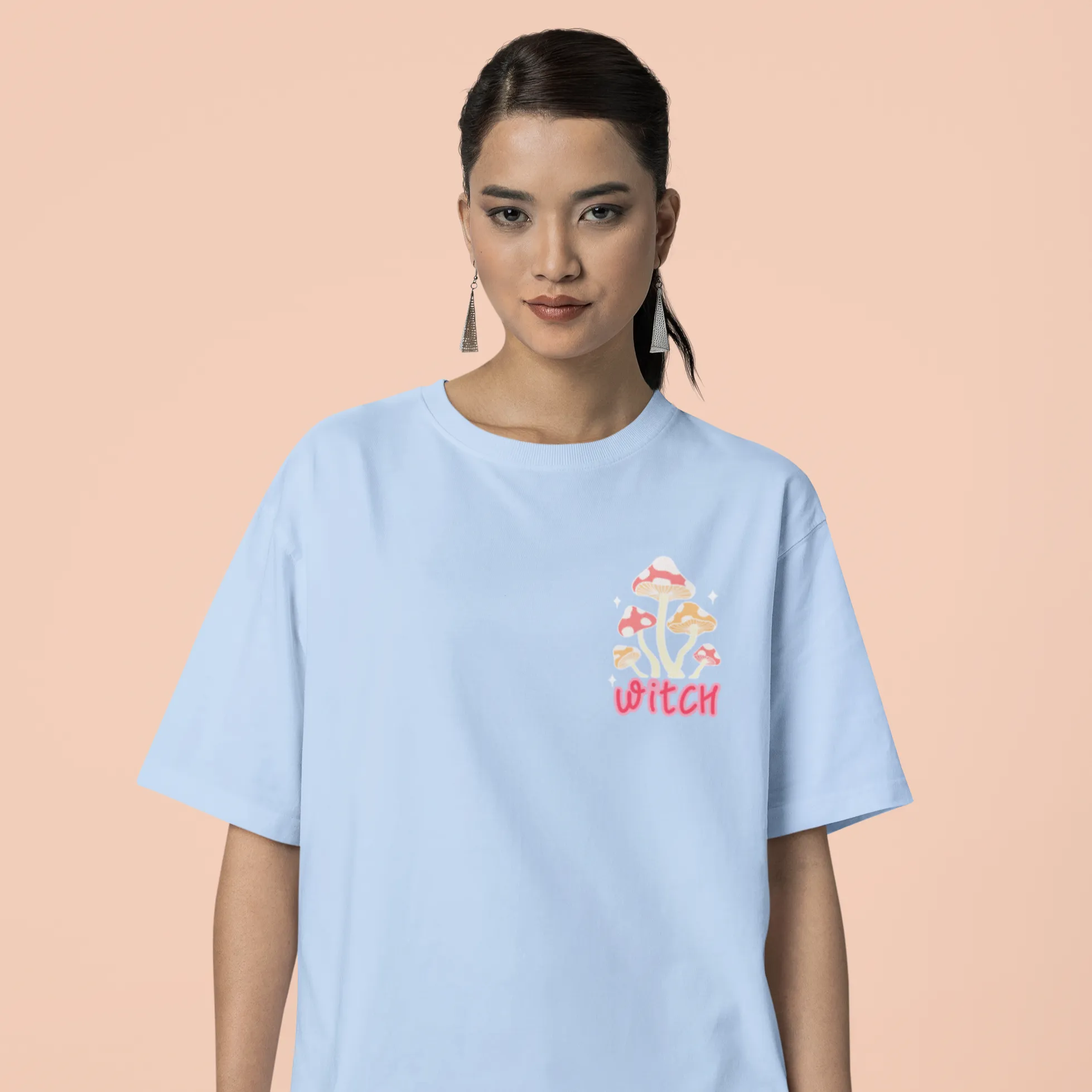 Witch back print tees