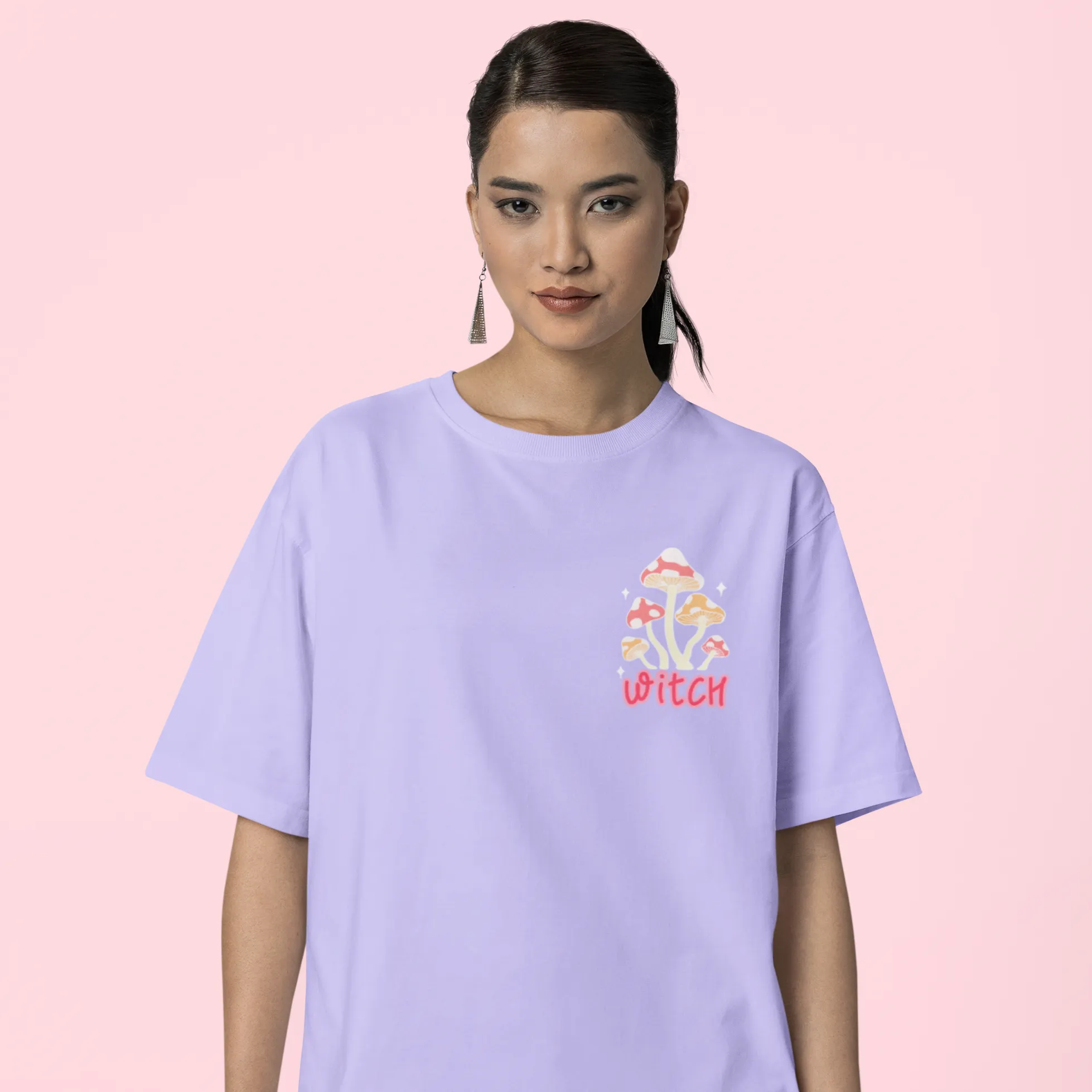 Witch back print tees