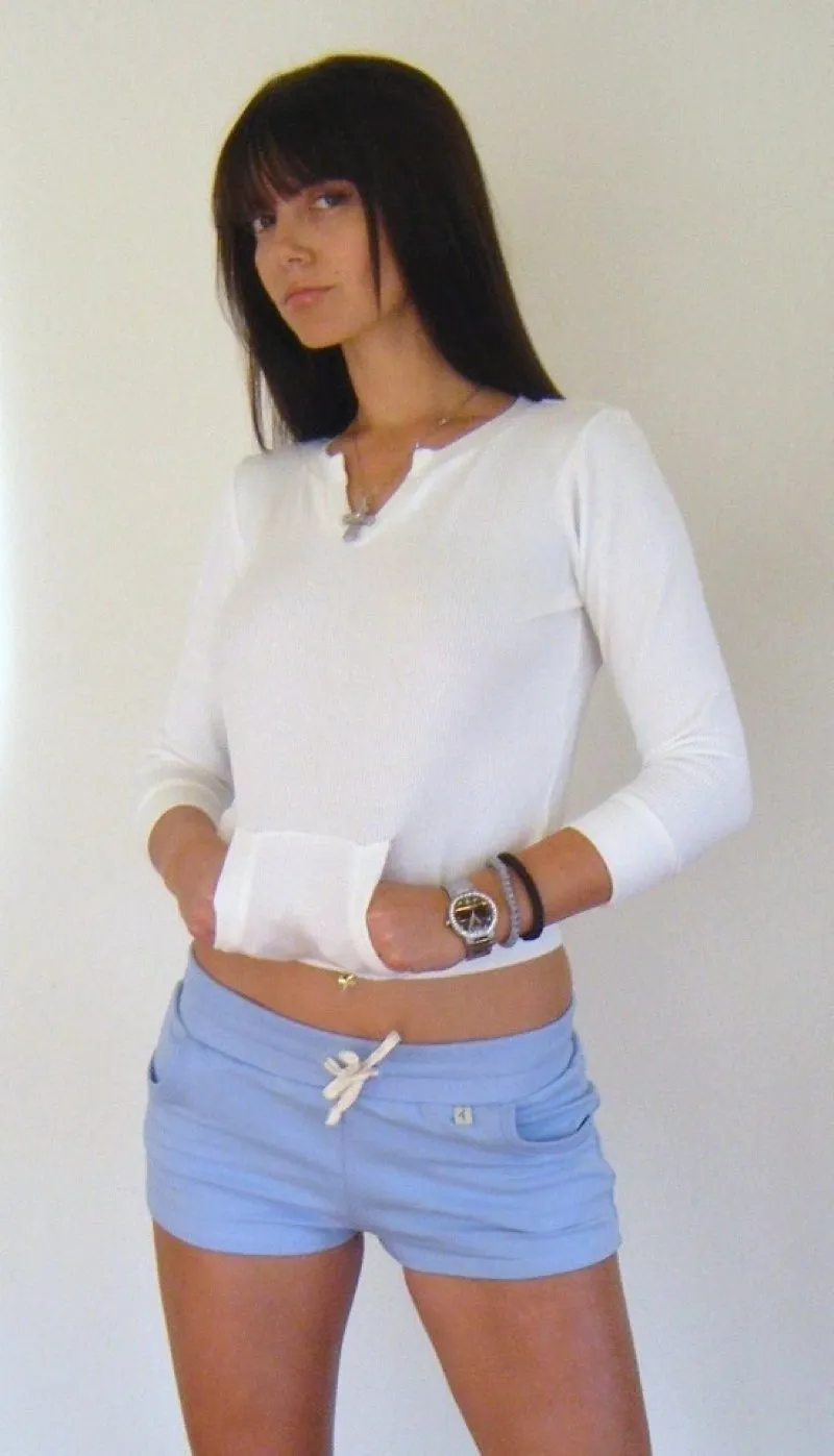 Yoga Training Shorts (Baby Blue)